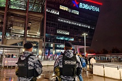 Безопасность футбольного матча на московском стадионе обеспечила Росгвардия 
