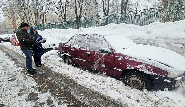 Работа управы района по выявлению брошенных разукомплектованных транспортных средств 04.03.2026